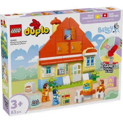 LEGO® DUPLO Blueys hus med memoryspel 10459 - LEGO -  Leksaksaffären