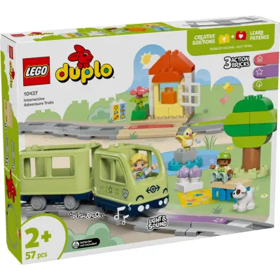 LEGO® DUPLO Interaktivt äventyrståg 10427 - LEGO -  Leksaksaffären