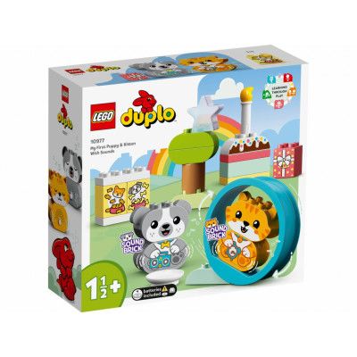 LEGO® DUPLO Min första hundvalp&kattunge med ljud 10977