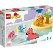 LEGO® DUPLO® Skoj i badet: flytande ö med djur 10966 - LEGO -  Leksaksaffären