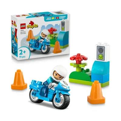 LEGO DUPLO Town: Blue Police Motorcycle (10471)