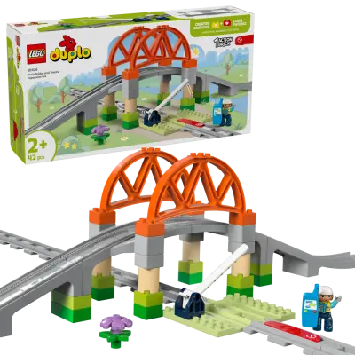 LEGO - DUPLO Town - Train Bridge and Tracks Expansion Set