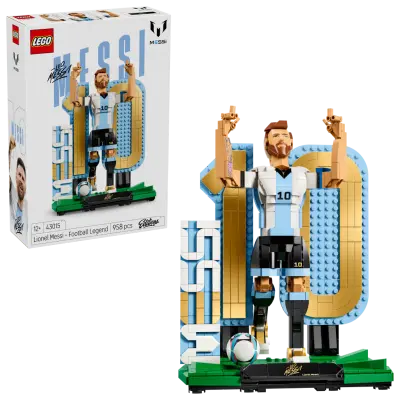 LEGO Editions Football Lionel Messi  fotbollslegend 43015