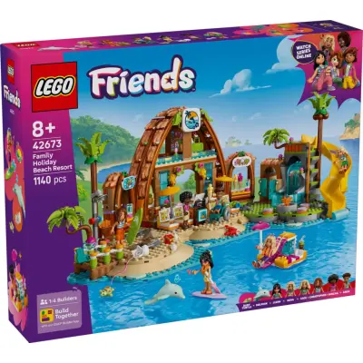LEGO® Friends Familjesemester på strandresort 42673 - LEGO -  Leksaksaffären