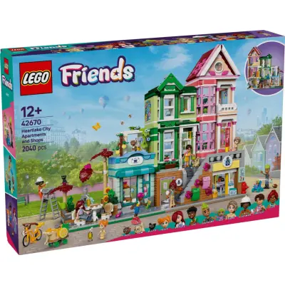 LEGO® Friends Heartlake Citys lägenheter och butiker 42670 - LEGO -  Leksaksaffären