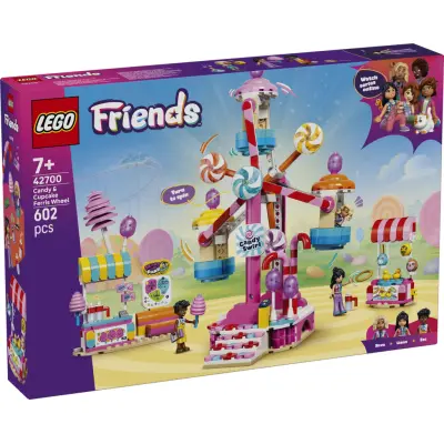 LEGO® Friends Pariserhjul med godis- och cupcaketema 42700 - LEGO -  Leksaksaffären