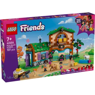 LEGO® Friends Ponnygård&stall 42654 - LEGO -  Leksaksaffären