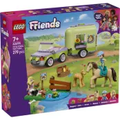 LEGO® Friends Släp med häst och föl 42695 - LEGO -  Leksaksaffären