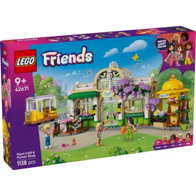 LEGO® Friends Växtkafé&blomsteraffär 42671 - LEGO -  Leksaksaffären