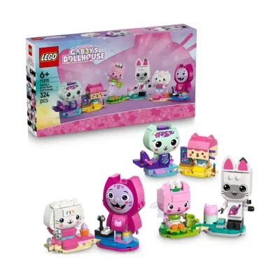 LEGO Gabby's Dollhouse: Gabby's Brick-Built Cat Friends (11215)