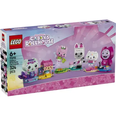 LEGO® Gabbys Dollhouse Gabbys klossbyggda kattvänner 11215 - LEGO -  Leksaksaffären