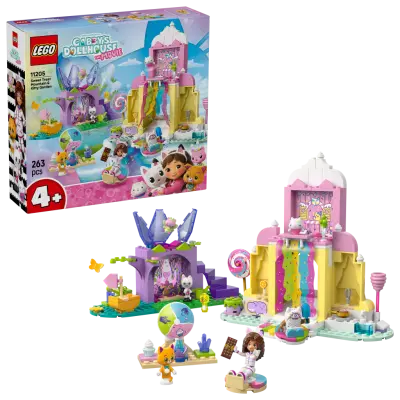 LEGO - Gabby's Dollhouse - Sweet Treat Mountain & Kitty Garden