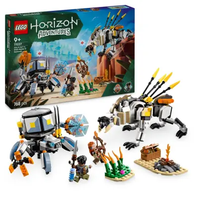 LEGO® Horizon Adventures Aloy och Varl mot Sköldkryp och Sågtand 77037 - LEGO -  Leksaksaffären