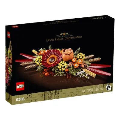 LEGO icons Prydnad med torkade blommor 10314