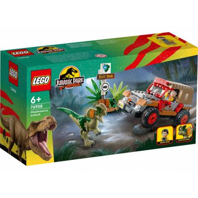 LEGO Jurassic Park Dilophosaurusbakhåll 76958