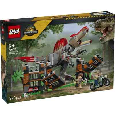 LEGO® Jurassic World Dinosaurieflykt med spinosaurus 77982 - LEGO -  Leksaksaffären