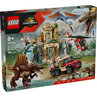LEGO® Jurassic World Flyguppdrag med spinosaurus och quetzalcoatlus 76976 - LEGO -  Leksaksaffären