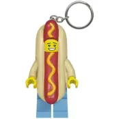 LEGO Keychain w/LED Hot Dog Man