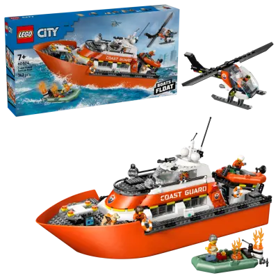 LEGO - LEGO City - Coast Guard Rescue Boat & Helicopter