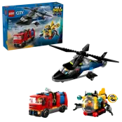 LEGO - LEGO City - Helicopter, Fire Engine & Submarine