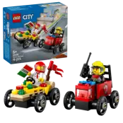 LEGO - LEGO City - Race Car Pack: Pizza vs. Fire Truck