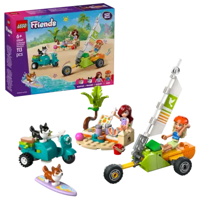 LEGO - LEGO Friends - Surfing Dogs and Scooter Adventure