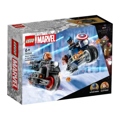 LEGO Marvel Black Widows & Captain Americas motorcyklar 76260