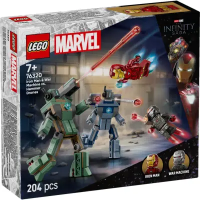 LEGO® Marvel Iron Man&War Machine mot Hammer Drones 76320 - LEGO -  Leksaksaffären