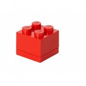 LEGO Mini Box 4 Stabs Röd