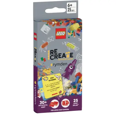 LEGO® Recreate Aktivitetskort Rymden SE - LEGO -  Leksaksaffären