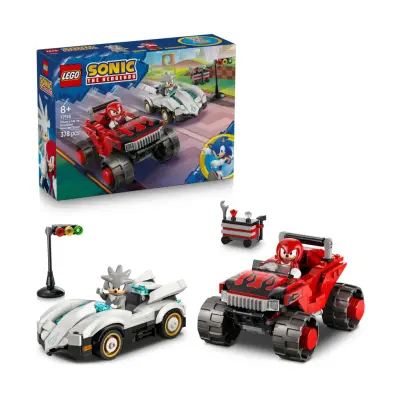 LEGO Sonic the Hedgehog: Silver's Car vs. Knuckles' Monster Truck (77118)