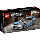 LEGO® Speed Champions 2 Fast 2 Furious Nissan Skyline GT-R (R34) 76917 - LEGO -  Leksaksaffären