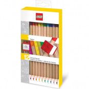 Lego Stationery 12 Color Pencils