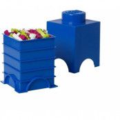 LEGO Storage Brick 1 Stubs Blå