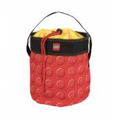 LEGO STORAGE - Cinch bucket - Red