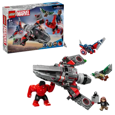 LEGO - Super Heroes - Captain America vs. Red Hulk Battle