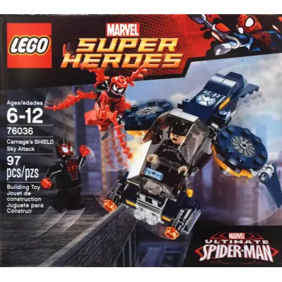 LEGO Super Heroes Marvel Spider Man Carnages SHIELD Sky Attack