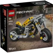 LEGO® Technic Gul motorcykel 42225 - LEGO -  Leksaksaffären