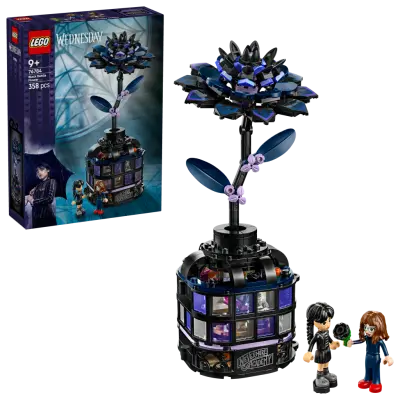 LEGO - Wednesday - Black Dahlia Flower