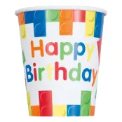 Pappersmuggar Happy Birthday Lego