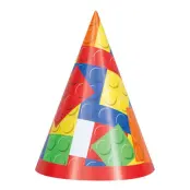 Partyhattar Byggklossar - 8-pack