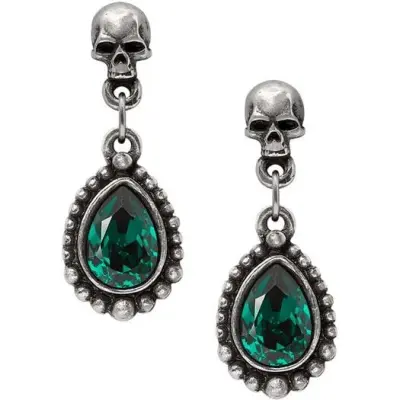 Alchemy Gothic - Gothic Örhängen - Lost Jewels of Paris - för Dam - silverfärgad
