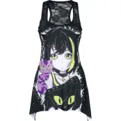 Cupcake Cult Topp - Lost Way Lace Panel Vest - S XL - för Dam - flerfärgad