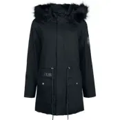 Killstar - Gothic Rockar - Lost Nostalgia Parker Coat - XS 4XL - för Herr - svart
