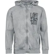Lord Of The Lost Luvjacka - Pentagram - S XXL - för Herr - ljusgrå