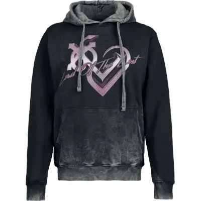 Lord Of The Lost Luvtröja - Retro Heart - S XXL - för Dam - grå