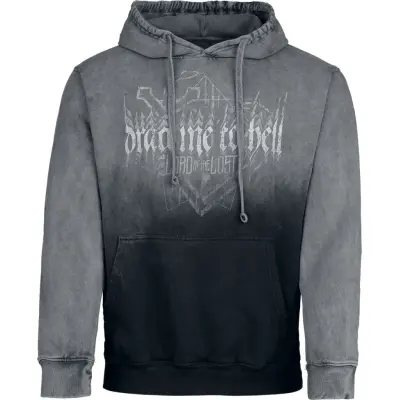 Lord Of The Lost Luvtröja - To Hell - S XXL - för Herr - mörkgrå/ljusgrå