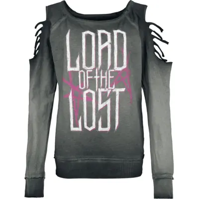 Lord Of The Lost Sweatshirt - Death - S XXL - för Dam - grå
