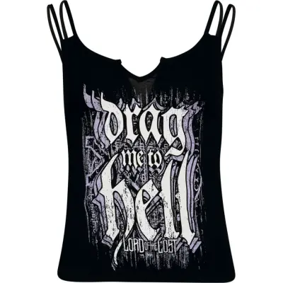 Lord Of The Lost Topp - Drag Me To Hell - S 4XL - för Dam - svart