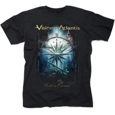 Visions Of Atlantis T-shirt - Lost In Oceans - S XXL - för Herr - svart